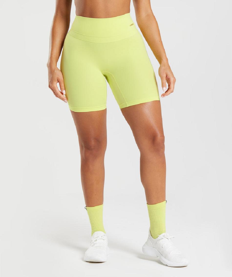 Szorty Damskie Gymshark Whitney Cycling Zielone | PL 2406EBC